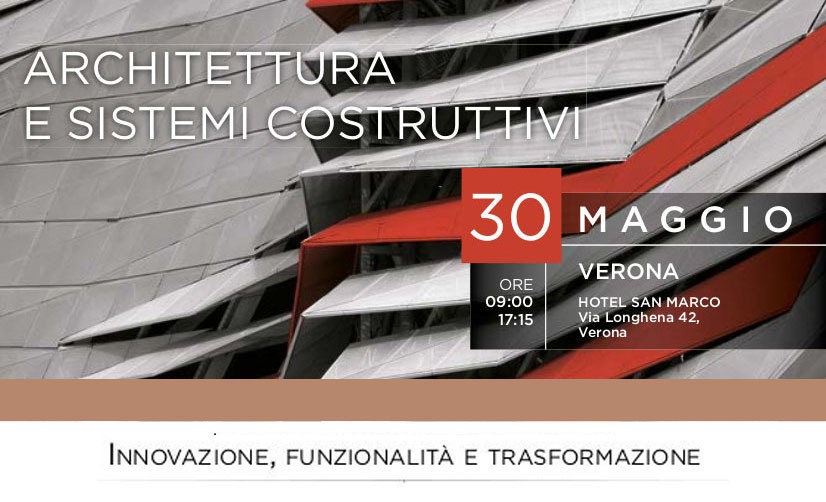 Tecnoedil e Micheletto invitano al workshop professionale con crediti formativi a Verona: Architettura e sistemi costruttivi.